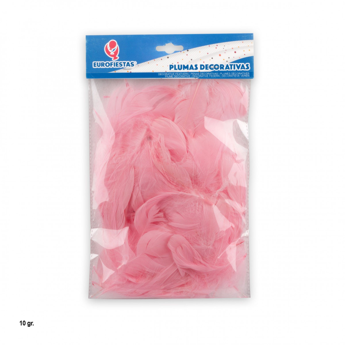 Penas decorativas 10g rosa