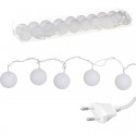 Garland 18 bolas de led brancas