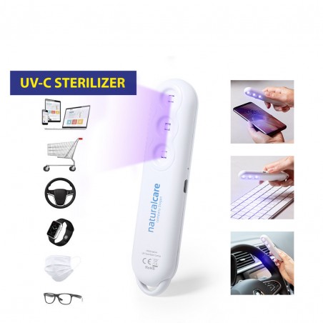 Lâmpada esterilizadora de luz ultravioleta com bateria recarregável