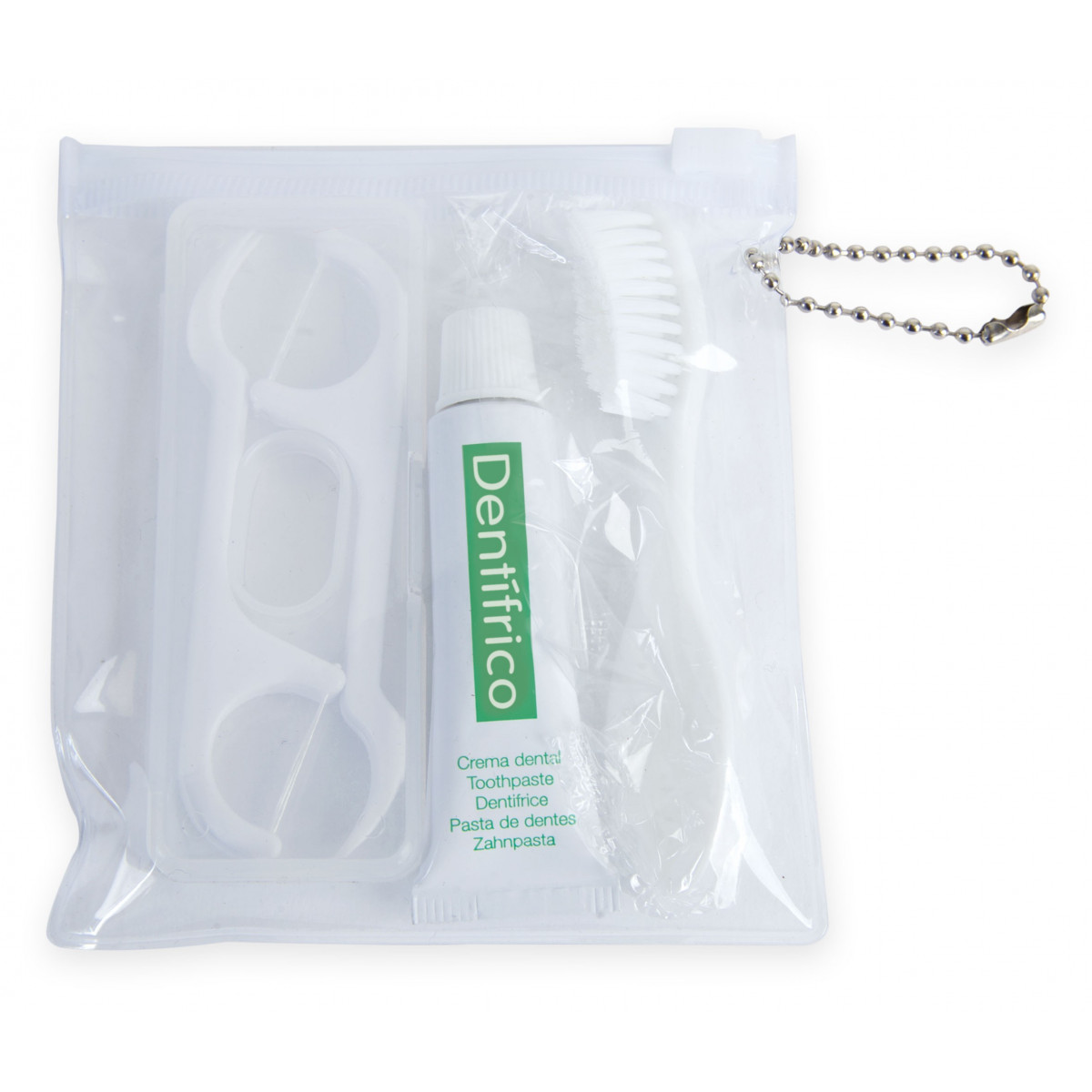 Conjunto dental com bolsa branca