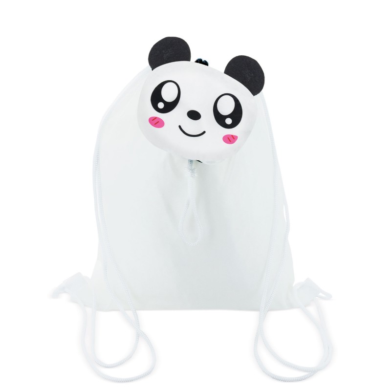 Mochila dobrável do urso panda