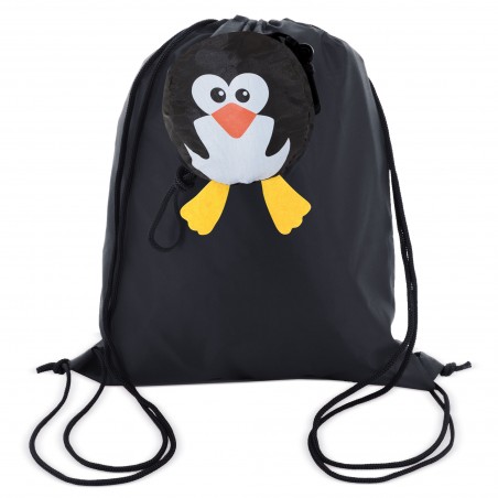 Mochila dobrável de pinguim