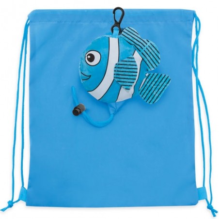 Mochila dobrável de peixe