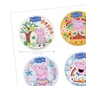 Discos de cupcake comestíveis modelo peppa pig