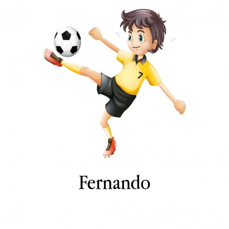 Modelo para modelo de bateria menino futebol