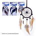 Aro dream catcher redondo azul 25cm 3cs