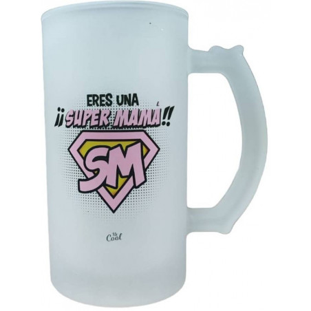 Caneca super mãe em bolsa super herói