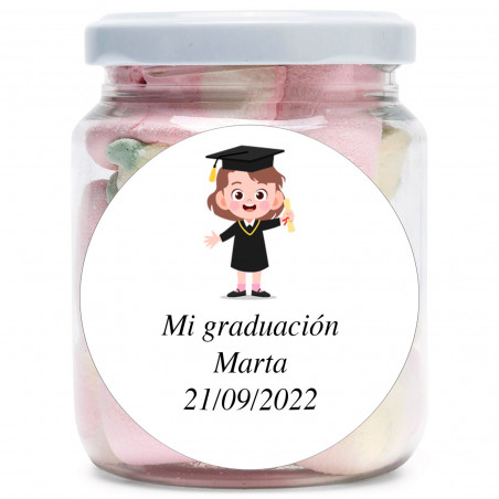 adesivo graduacao infantil personalizado