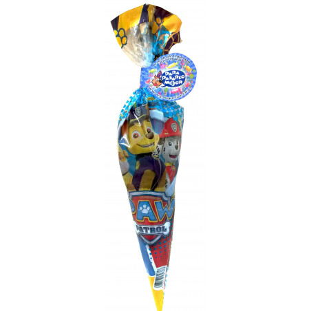 Saco de doces paw patrol com conjunto para colorir com adesivo personalizado