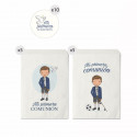 Conjunto de 10 envelopes de papel 13x16 com adesivos para presente de comunhão infantil