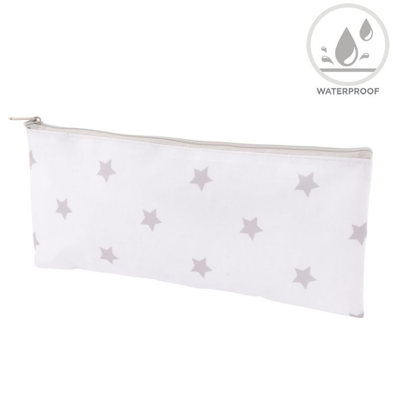 Bolsa de toalete impermeável com estrelas