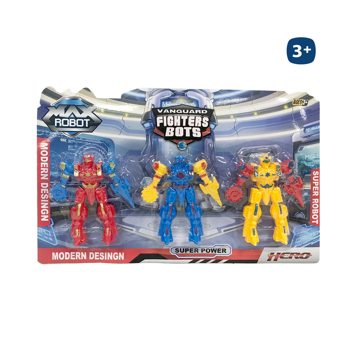 Conjunto de robô de combate de brinquedo infantil