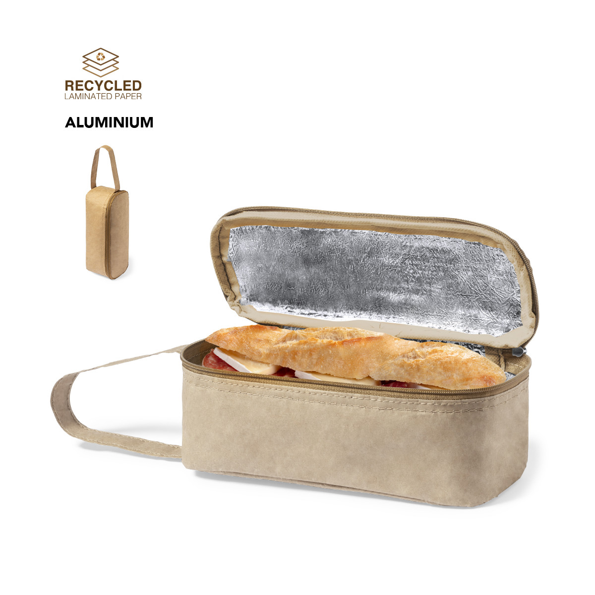 Bolsa térmica para lanche com alça de transporte - Porta lanche térmico Batuk