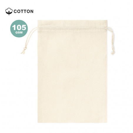 Saco 100% algodão branco tamanho 30x45 com fecho de cordão - Bolsa Miley