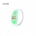 Pulseira com luzes LED de silicone para festas - Pulseira Sedoria