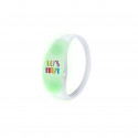 Pulseira com luzes LED de silicone para festas - Pulseira Sedoria