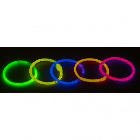 Pulseira fluorescente neon em diversas cores para festas e entretenimento - Pulseira Luminosa Vexa