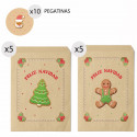 Envelopes de presente 16x24 para Natal Doce Natal 10 unidades