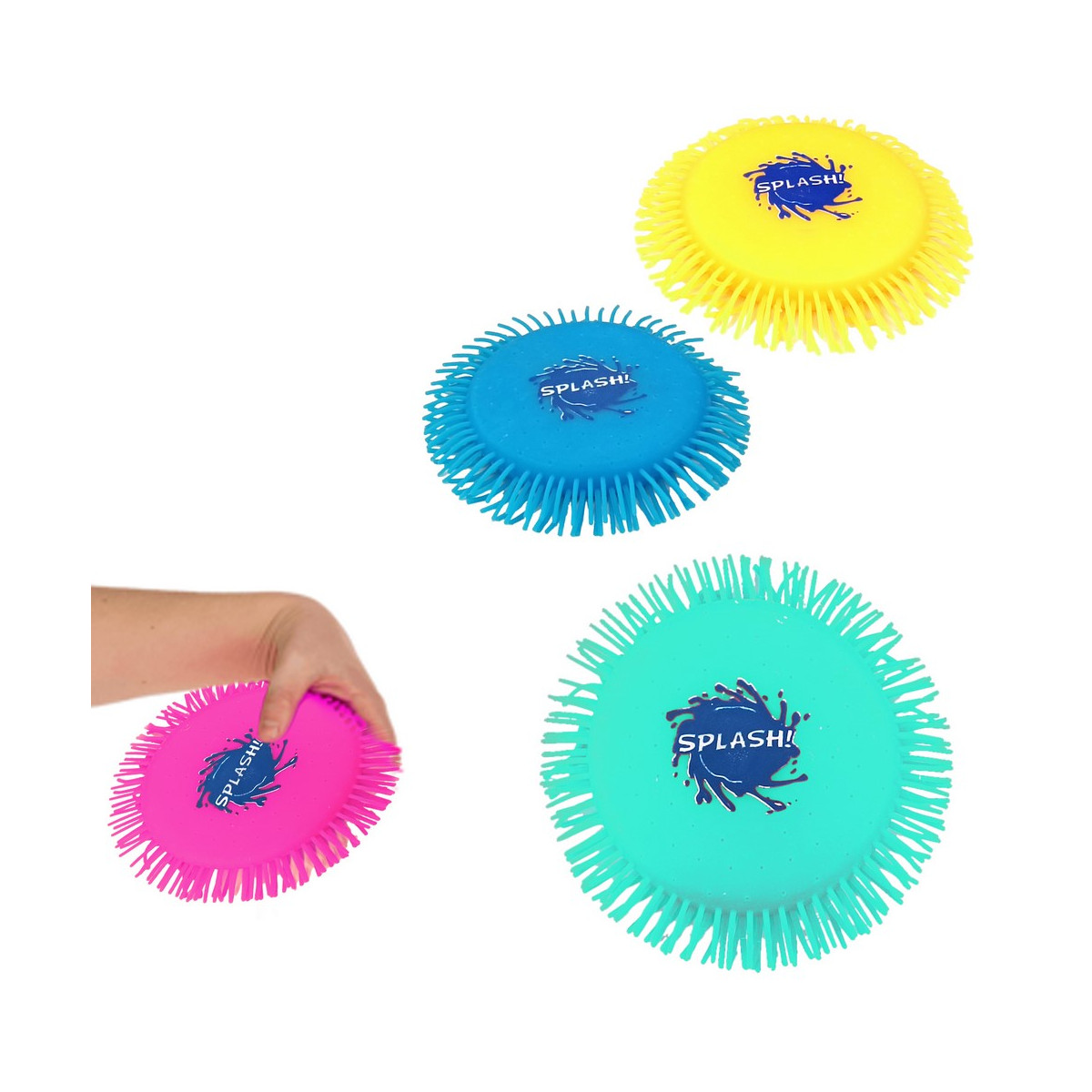 Frisbee para brincar ao ar livre com água