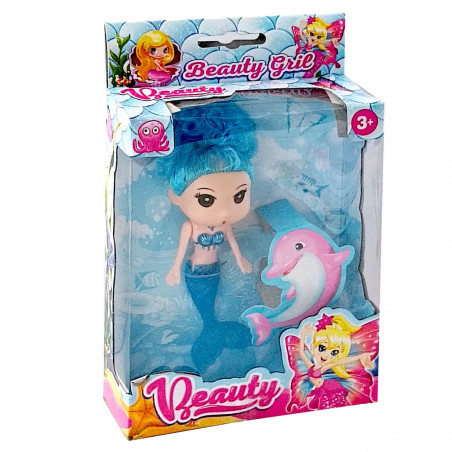 Bonequinha de brinquedo sereia para dar de presente