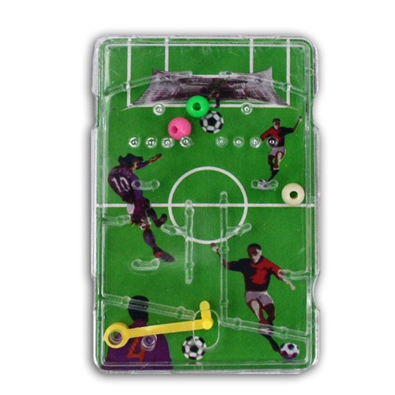 Mini pinball com desenho de futebol