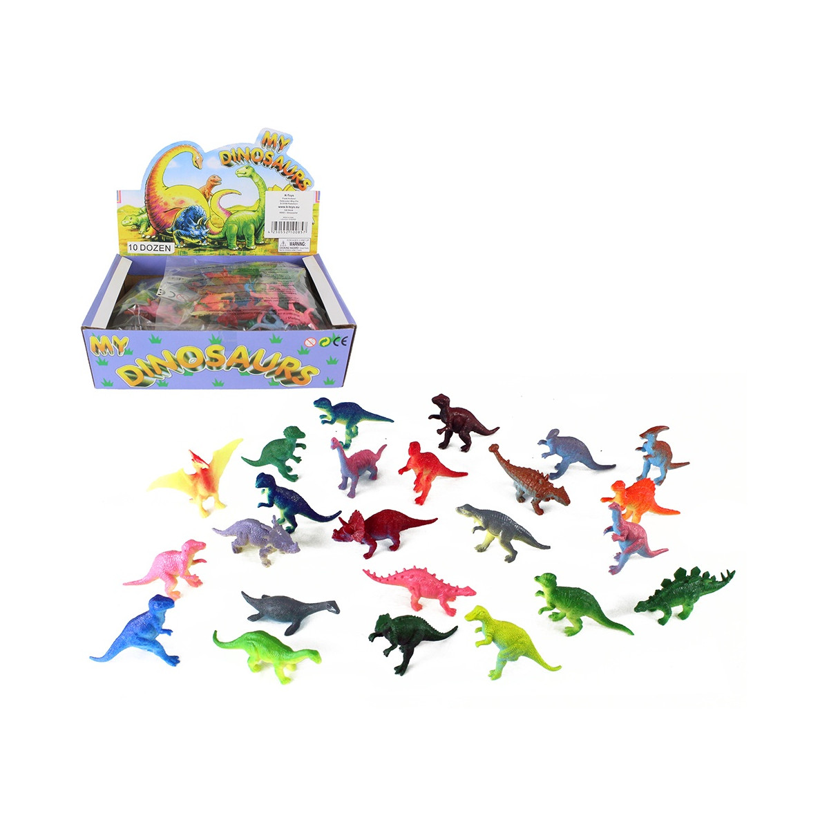 Pequeno dinossauro de brinquedo