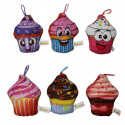 Almofada infantil pequena em forma de cupcake