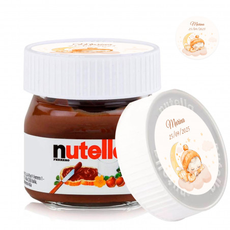 nutella personalizada com adesivo infantil comunhão