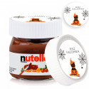 Nutella 25 gramas com tampa personalizada de halloween para dar de presente