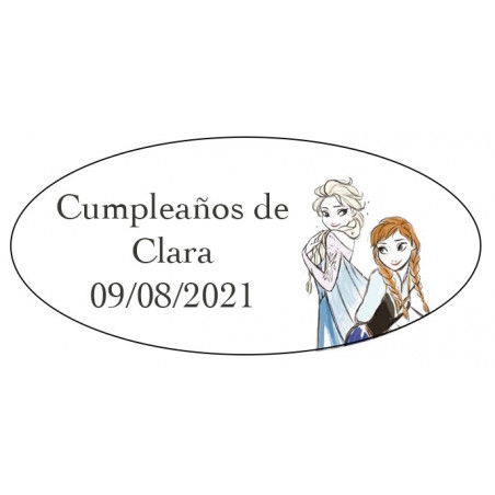 Livro de colorir com adesivos em giz de cera e pirulito azul combinando e adesivo congelado personalizado para aniversário