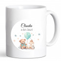 Caneca personalizada com detalhes de batismo