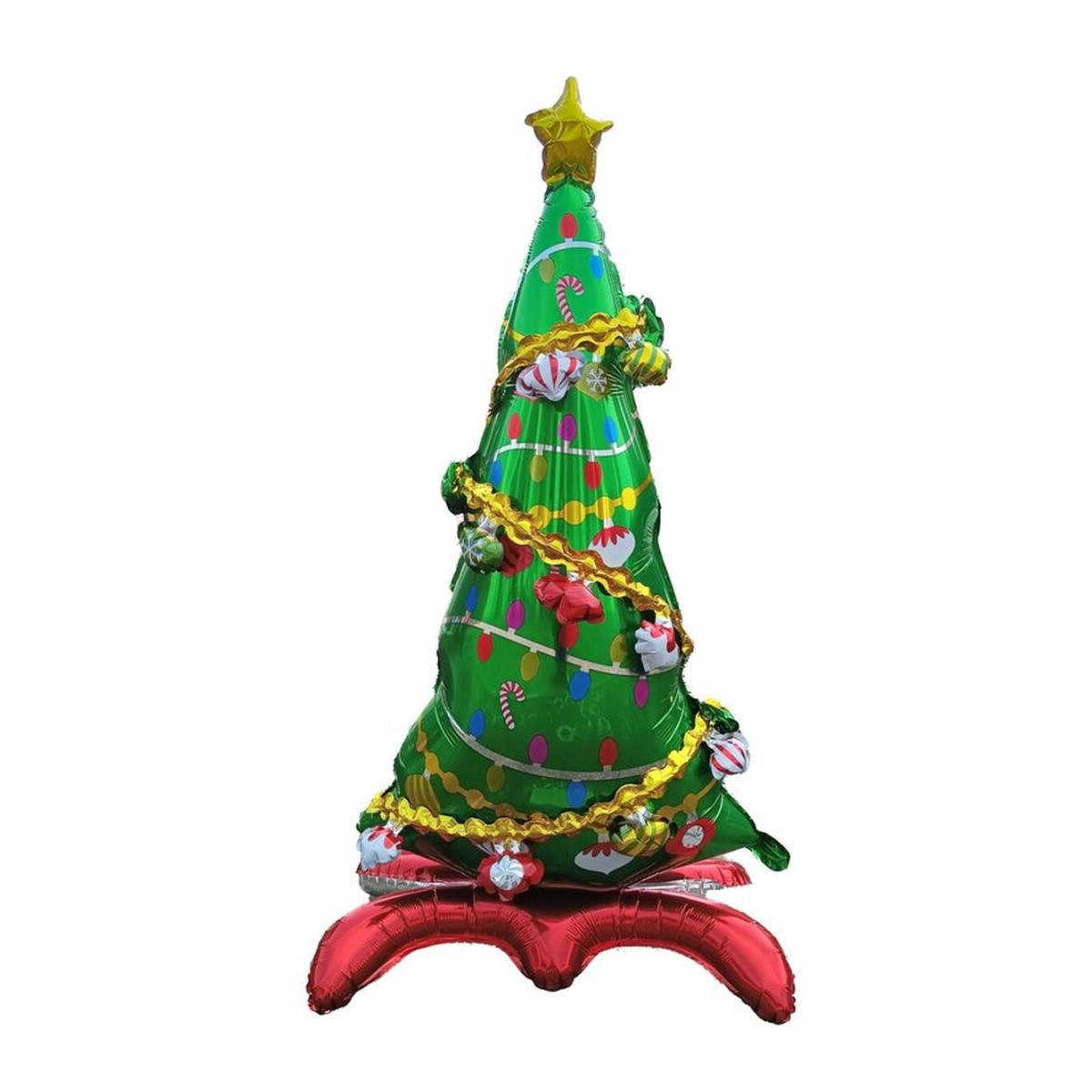 Balão árvore de natal 126cm para decorar