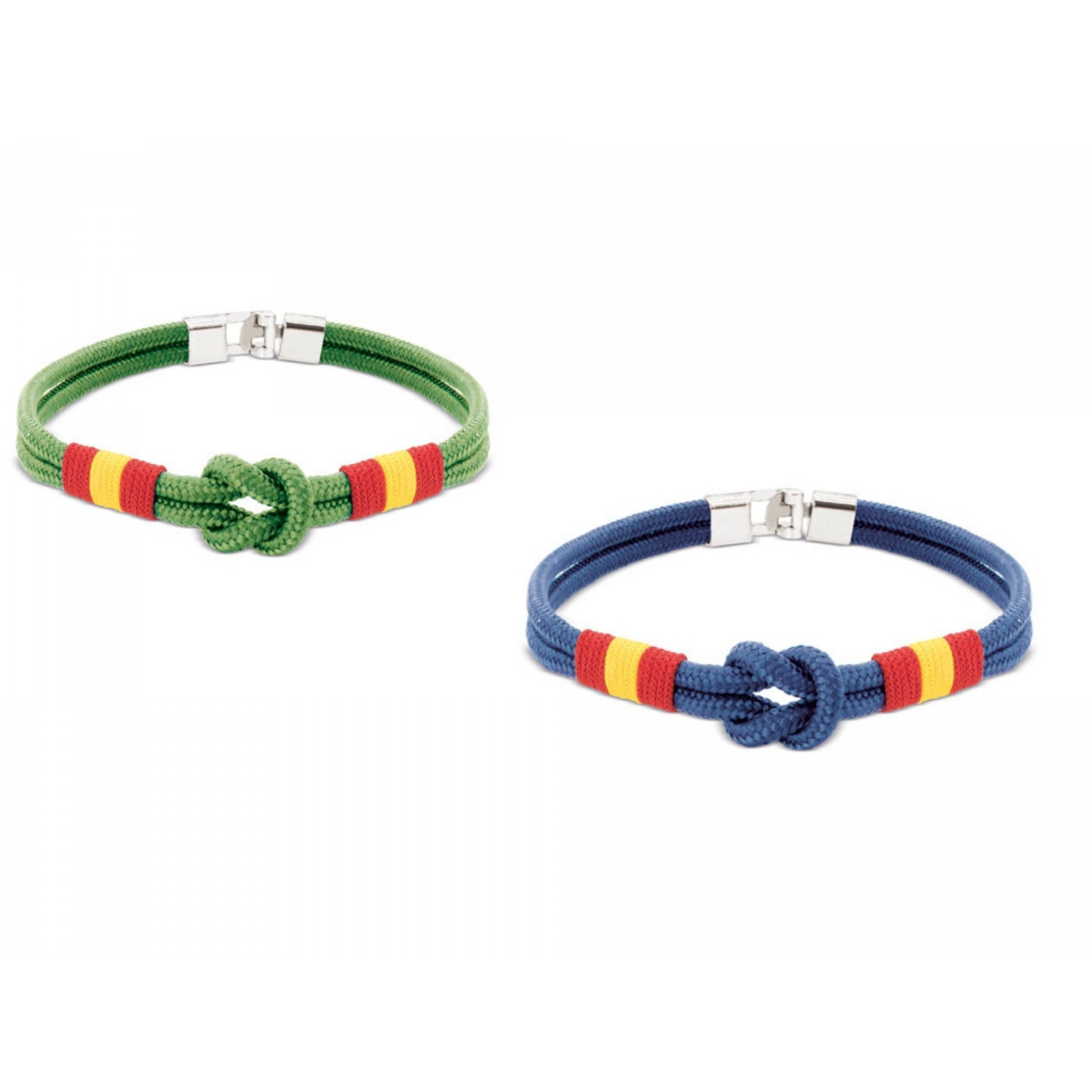 Pulseira masculina de corda com nó de marinheiro