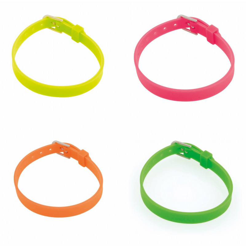 Pulseira de pvc colorida para eventos