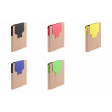 Bloco de notas com post it em diversas cores