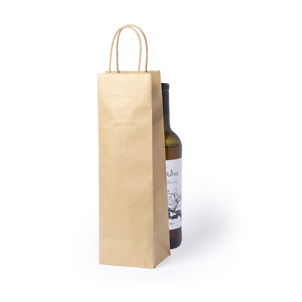 Garrafa de vinho kraft bag