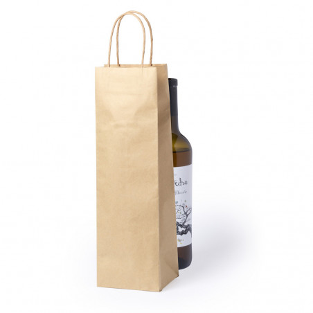 Garrafa de vinho kraft bag