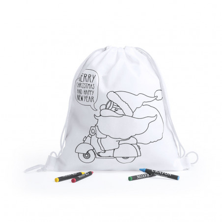 Mochila para colorir crianças