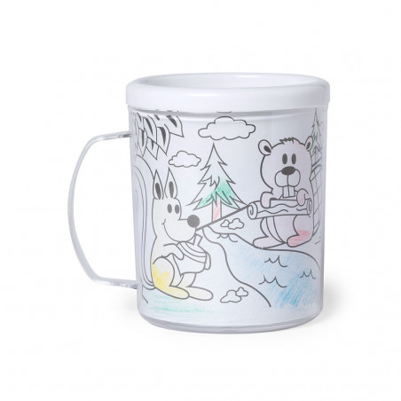 Caneca para colorir