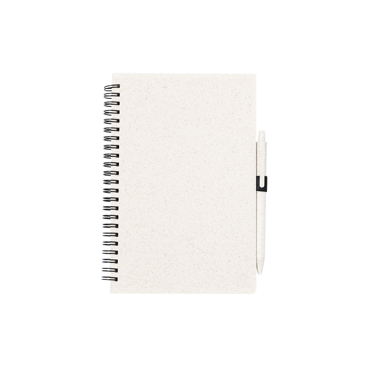 Caderno espiral tamanho a5 com caneta