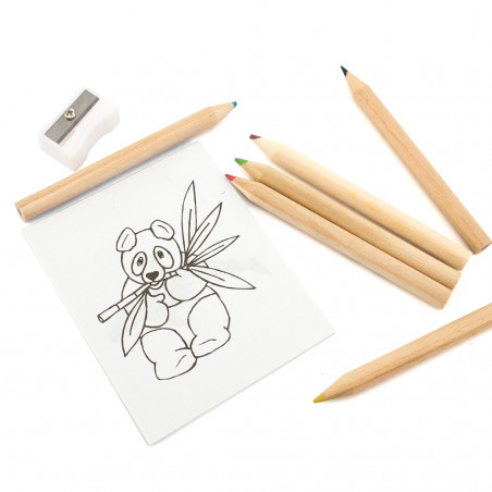 Estojo para colorir personalizável com adesivo dos três reis magos